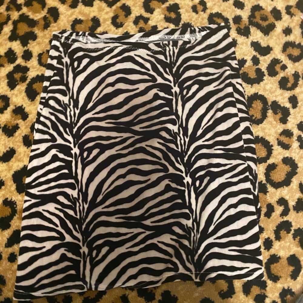 zebra print dolls kill mini skirt